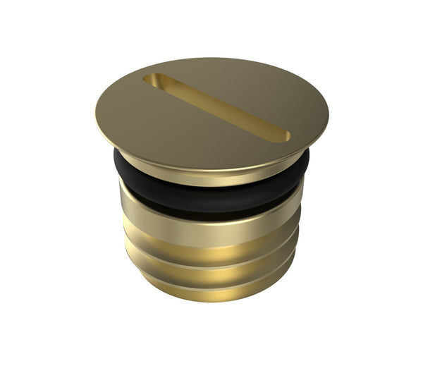 5PL30002 | CHIP PLUG, 12MM THD, BRASS WITH O-RING | Jergens