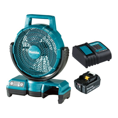 Makita 18V Jobsite Fan 1Pc Kit 1X4AH 235MM - DCF203SM
