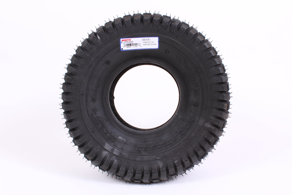 Martin Wheel 606-4TR-I 15x600-6 4-Ply Turf Rider Tread Tire