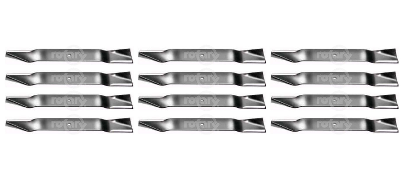 12 Pack High-Lift Heavy Duty Blade For Snapper Kees 1696323YP 7-9222 7079371BMYP