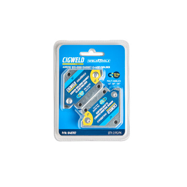 Cigweld WeldaToolz Arrow Magnet twin pk 12.5kg Force- 646787