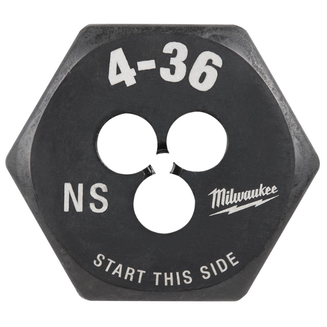 Milwaukee 49-57-5307 4-36 NS 1″ Hex Threading Die