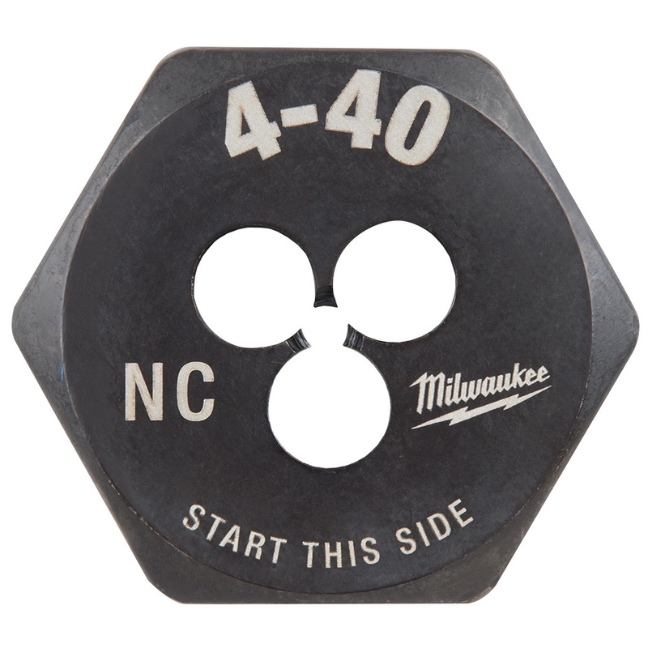 Milwaukee 49-57-5308 4-40 NC 1″ Hex Threading Die