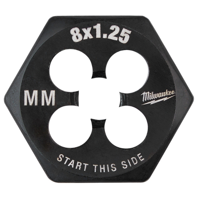 Milwaukee 49-57-5343 M8-1.25mm 1″ Hex Threading Die