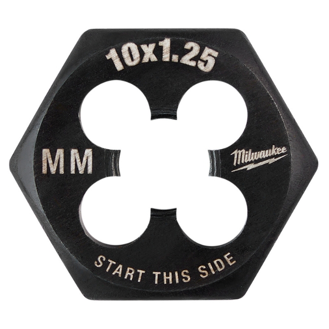 Milwaukee 49-57-5353 M10-1.25mm 1″ Hex Threading Die
