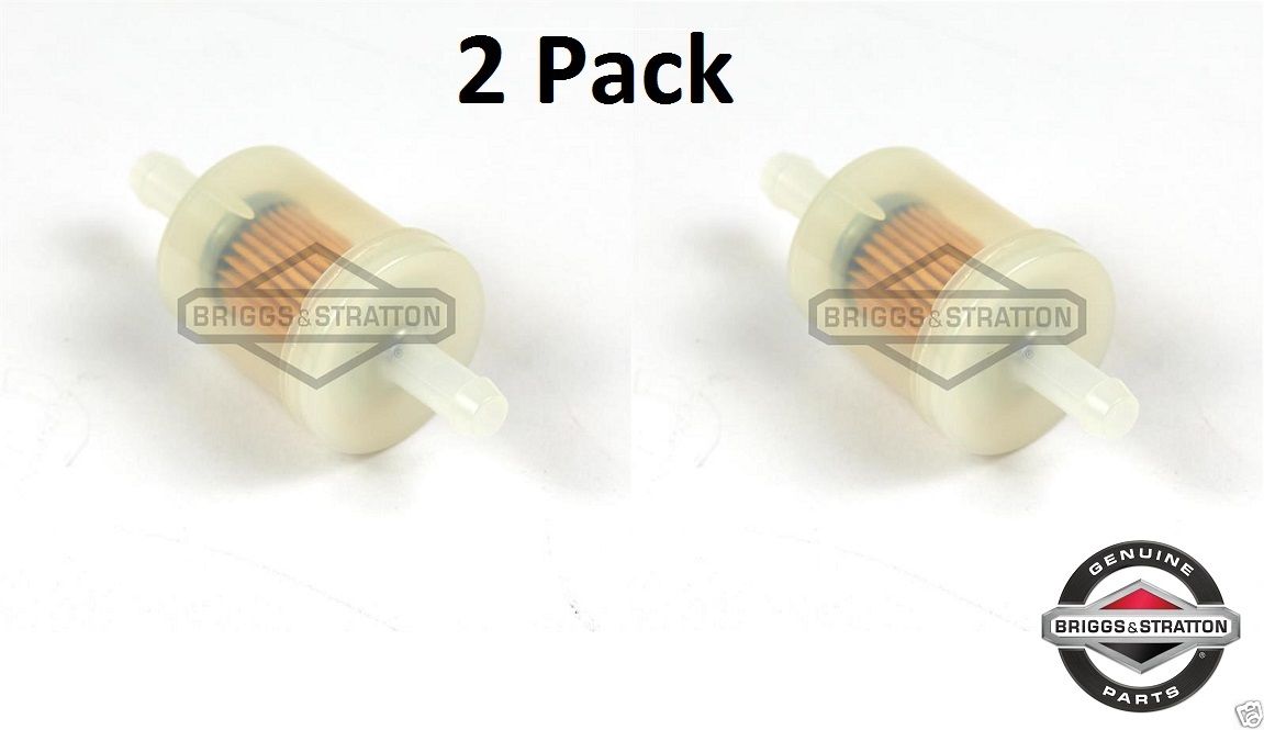 2 Pack Genuine Briggs & Stratton 691035 Fuel Filter OEM