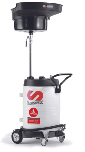 Alemlube Samoa Mobile Waste Oil Extractor With Catchment Bowl 100L - 372400