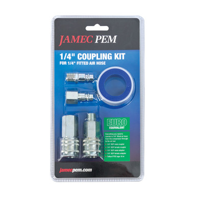 Jamec Pem Euro Coupling KIT3M/F Adaptor 1/4" - 70.0112