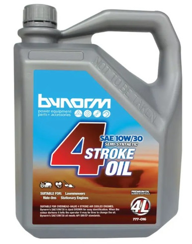 Bynorm Oil 4 STROKE SAE10W/30 - 4 LITRE - 777-016
