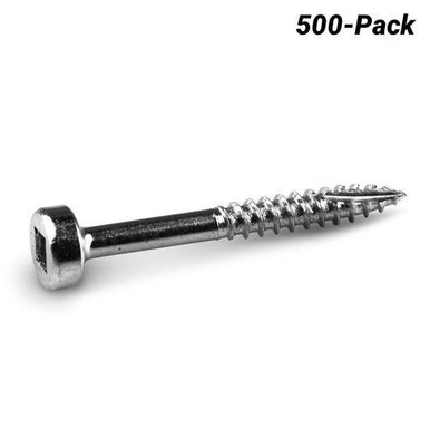 KREG Pocket Hole Screws Fine Pan Head Zinc 32mm 500 Piece - KR-SPSF125-500
