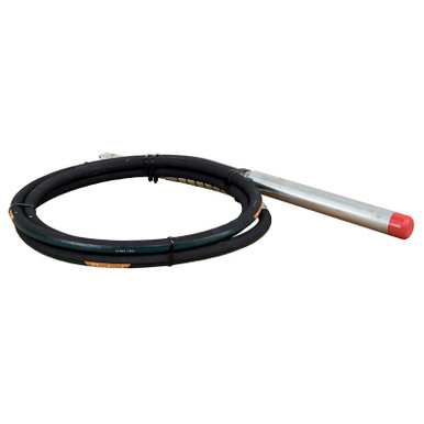Flextool Flexshaft Rubber Tip Concrete Vibrator 50mm x 6M FVP50R-6 - FT201788-UNIT