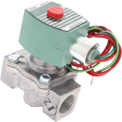 ASCO 8040G23 2-Way Normally Closed Solenoid Valve 3/4″ NPT 120VAC Fuel Gas