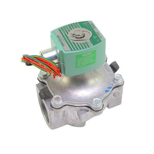 ASCO 8215G70-24VDC 1-1/2″ Normally Closed Solenoid Valve, 24VDC, 0-25 PSI