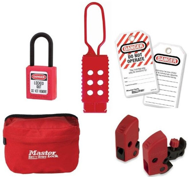 Master Lock LOTO Lockout Sparky Starter Kit – 17 Piece - SSK406