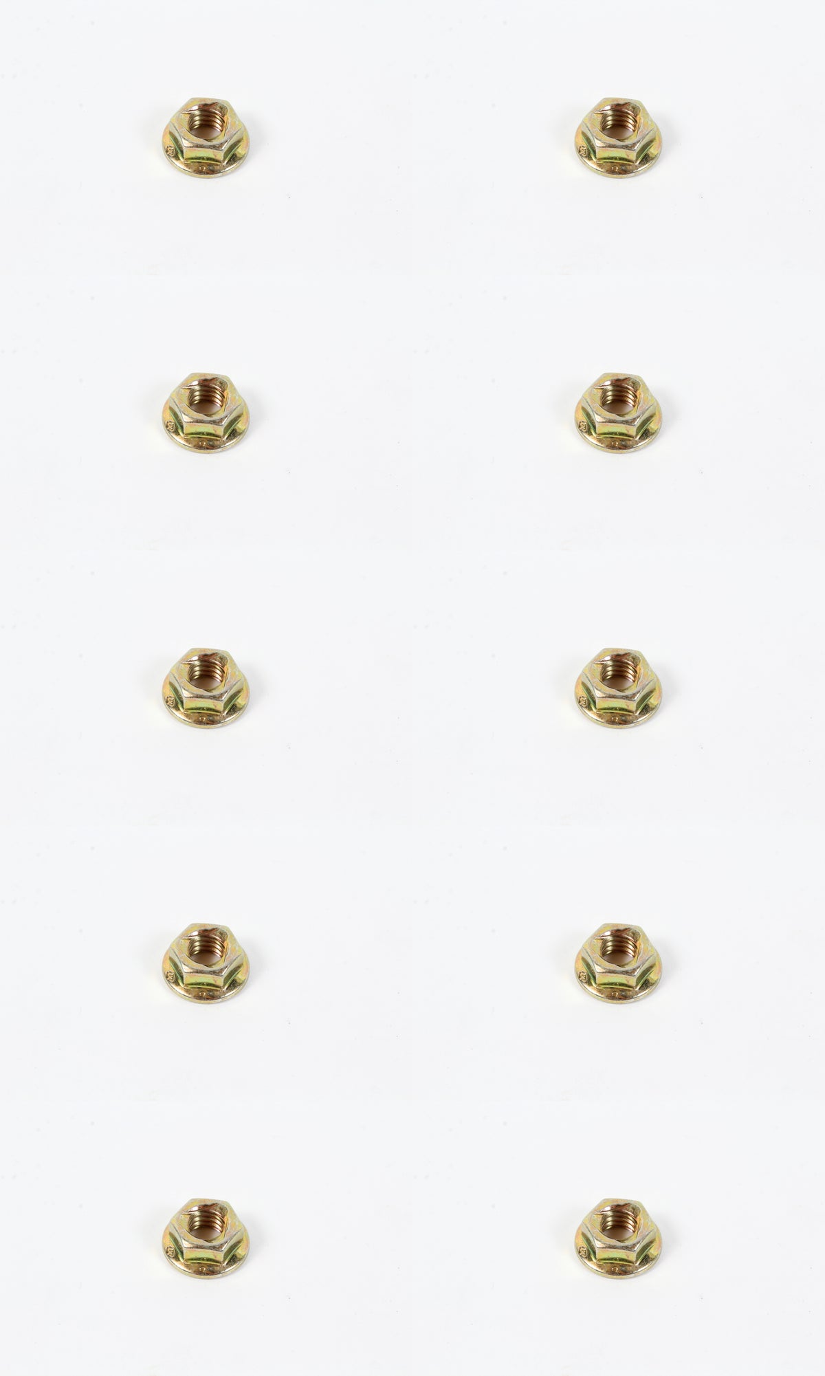 10 Pack Genuine Husqvarna 873900500 Hex Flange Locknut OEM