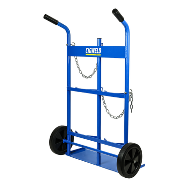 Cigweld Gas Caddy Twin G-Size Cylinder Trolley -208570