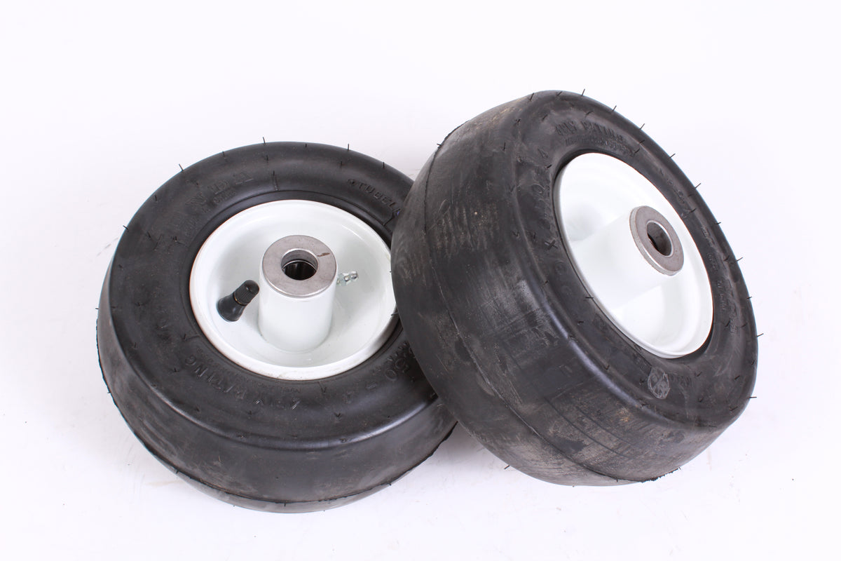 2 Pack Martin 9354DC4-EM Pneumatic Wheel Assy Smooth 9x350-4 Fits Exmark 513648