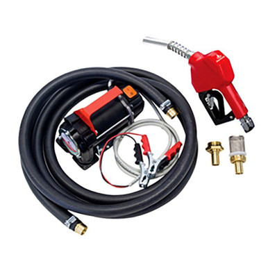 Alemlube Diesel Refuelling Pump Kit With Auto Nozzle 12V 50L/Min. - 52000A