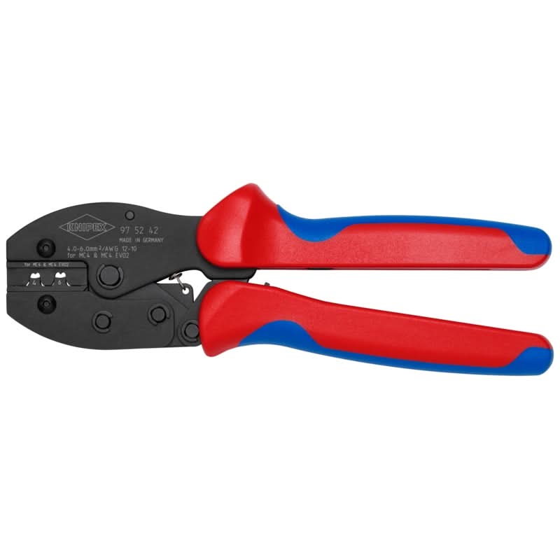 Knipex 97 52 42 PRECIFORCE MC4/MC4 EVO 2 Crimping Pliers, 8-1/2 in.