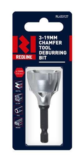 Pre Order - Redline Chamfer Tool Deburring Bit 3 - 19 MM - RL453127