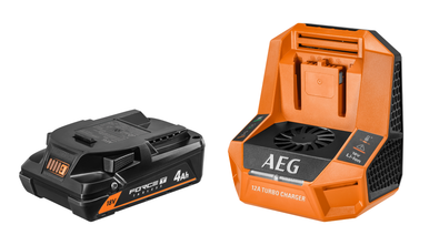 AEG 4.0ah Tabless Starter Kit 18V - A18OSK41T