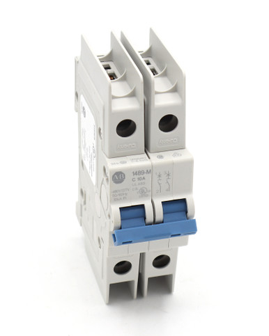 Allen-Bradley 1489-M2C100 400VAC, 10 Amp, 2-Pole Circuit Breaker