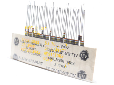 Allen Bradley RC07GF394J 390k Ohm 1/4 Watt 5% Carbon Resistor, 50pc