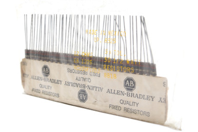 Allen Bradley RC20GF120J 12 Ohm 1/2 Watt 5% Carbon Resistor, 50pc