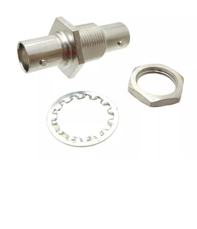 Alpha Wire CMC-1052, Chassis Mount BNC Adapter Jack To Jack, 75 Ohm, 60 Piece
