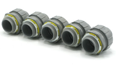 Arlington NMLT125 Non-Metallic Liquid Tight Fitting, 5pc