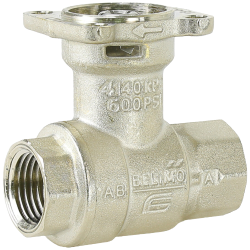 Belimo B216 Ball Valve, 1/2″ NPT, 2-Way, 14 Cv, Equal Percentage Flow