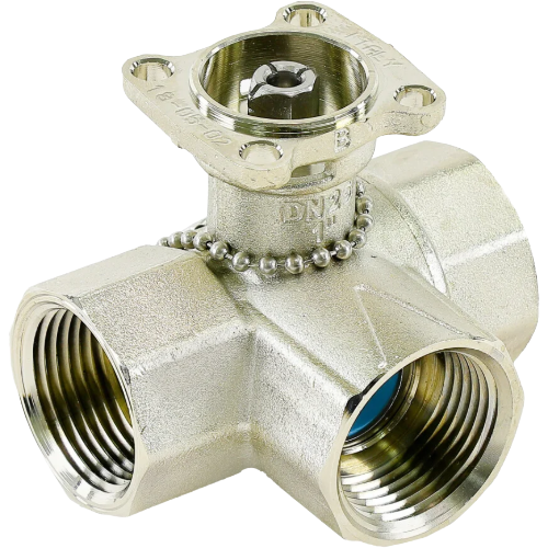 Belimo B323 Ball Valve, 1″ NPT, 3-Way, 10 Cv, Nickel Plated Brass Body