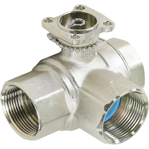 Belimo B330 Ball Valve, 3-Way, 1-1/4″ NPT, 19 Cv, Equal % / Modified Flow