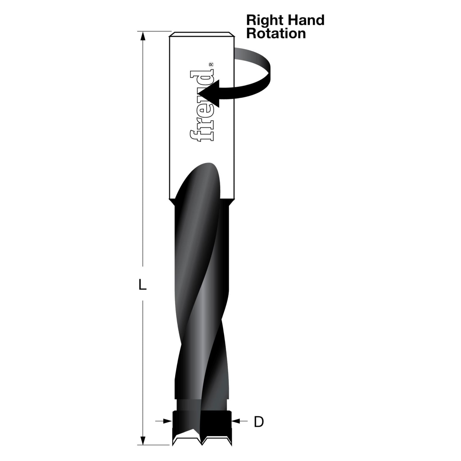 Freud BP15070R 15 mm (Dia.) Brad Point Bit