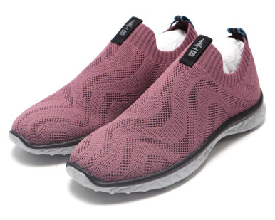 Bass Outdoors Women's Hex Knit Pull-On Sneaker, Pink, 7.5