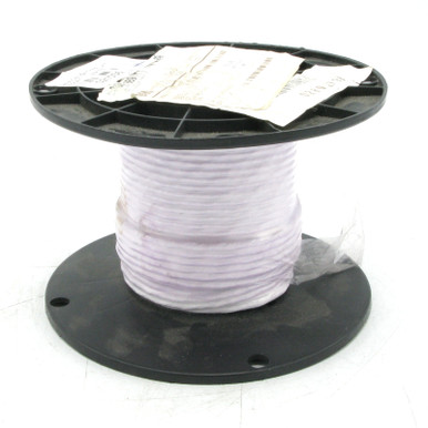 Belden 8338E, 24 AWG, 4-Conductor Shielded Teflon Cable, White, 100 Foot