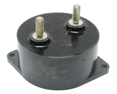 CDE 944U101K801AAM Film Capacitor, 100uF, 800VDC, 10%