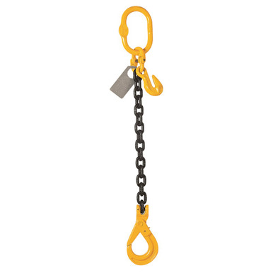 Beaver Clevis Self Locking Hook & Clevis Grab Hook Csa 8mm 1Leg 1M- CSA08117545