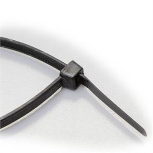 Cable Zip Tie Wraps, Medium Duty (50lb), Color Black, Length 7.4", 1000 Piece
