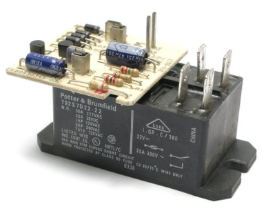 Carrier HK61EA004 Rectifier Control Board w/Time Delay, Potter T92S7D22-22 Relay
