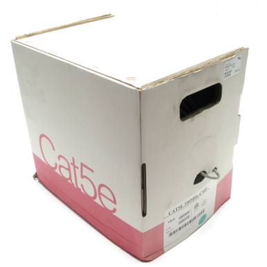 Cat5e U/UTP Solid CMP 100% Copper, Grey, 1000ft