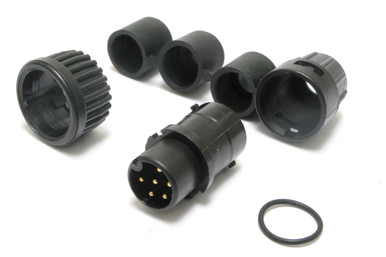 Conxall 6282-6PG-3DC 6-pin Cable End Connector, Daisy Chain Grommet