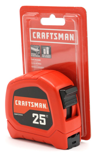 Craftsman CMHT37018, 25 Foot SAE Tape Measure