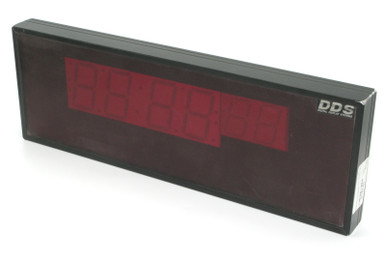 Digital Display Systems BSA-62425 Digital Clock, 6 Digit, Red LED, 12 Volt DC