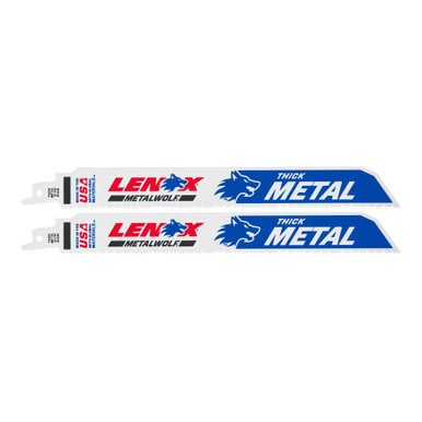 Lenox LAZER Reciprocating Saw Blade 14TPI 282 x 54 x 7 MM 9" 2 Pack - 24906T9114R