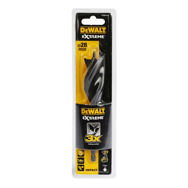 DEWALT Tri-Flute Extreme Spade Bit 28 x 152 MM - DT90244-QZ