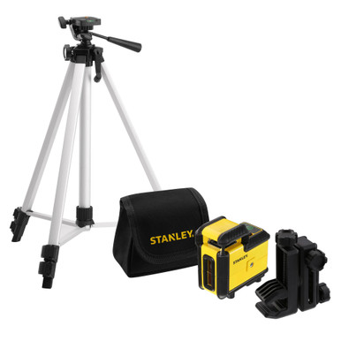 STANLEY Laser Level Cross Line 360° Green With Tripod and Pouch - STHT77641-1