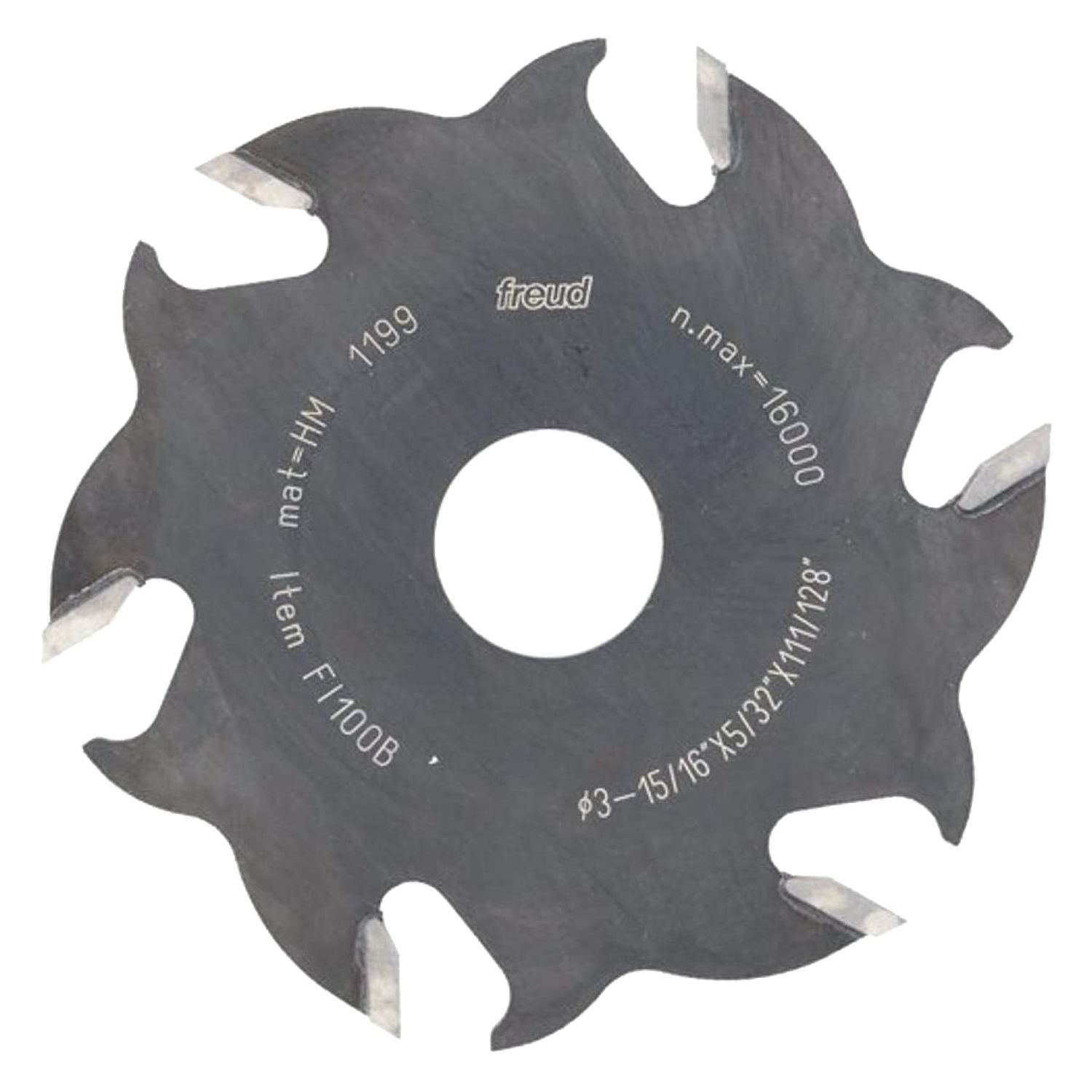 Freud FI100 4 in. 6-ToothReplacement Blade for JS100 and JS102 or Similar Biscuit Joiner
