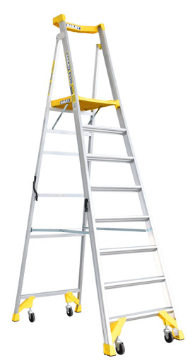 Bailey Platform Ladder Job Station 8 Step 2.4m AL - FS13543