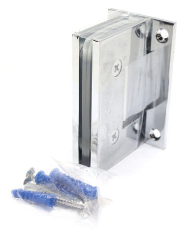 Fab Glass and Mirror H-WTGHCH Heavy Duty Shower Door Hinges, 2pk